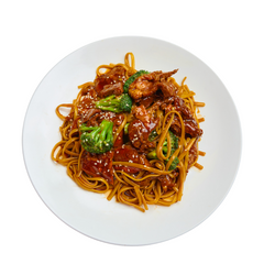 BEEF AND BROCCOLI LOMEIN