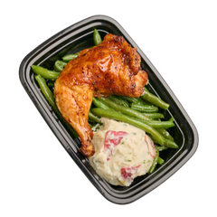 Honey BBQ chicken quarter