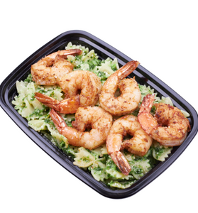 SHRIMP PESTO PASTA