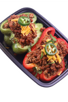 GROUND BEEFY STUFFED PEPPERS